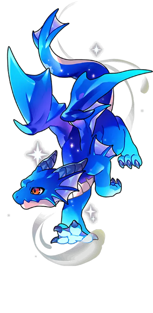 Aqua Dragon Illustration · Base Hatchling