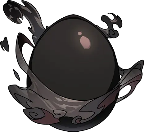 Black Dragon Illustration · Base Egg