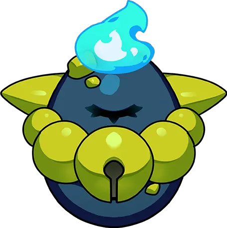 Black Goblin Dragon Illustration · Base Egg