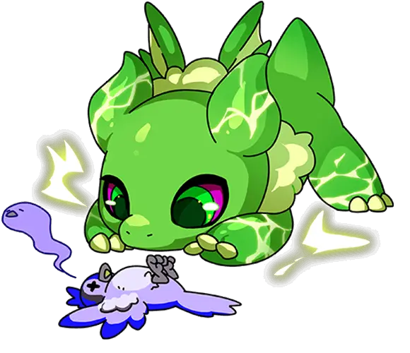藍閃電龍 立繪 · 色度 孵化