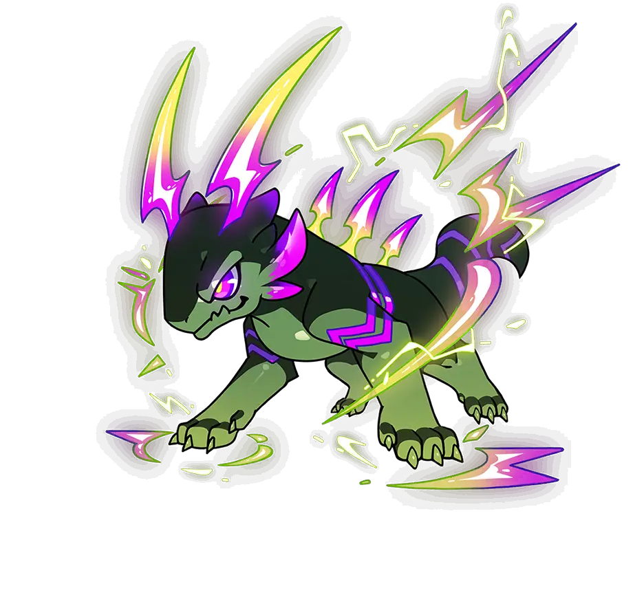 藍雷龍 立繪 · 色度 幼龍