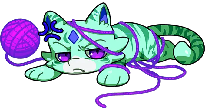 Cat Dragon Illustration · Chroma Hatch