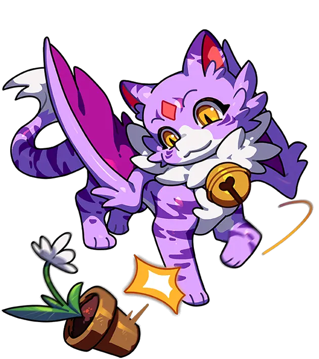 Cat Dragon Illustration · Base Hatchling