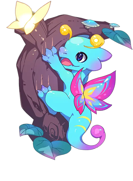 Fairy Dragon Illustration · Base Hatchling