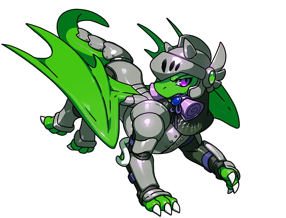 騎士龍 立繪 · 色度 幼龍