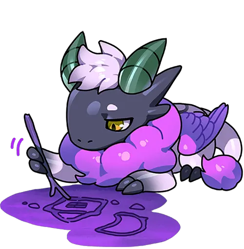 Lamb Dragon Illustration · Chroma Hatch