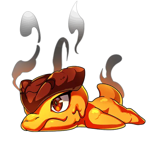 Lava Dragon Illustration · Base Hatch