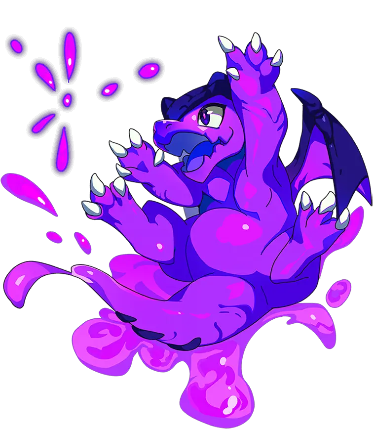 Lava Dragon Illustration · Chroma Hatchling