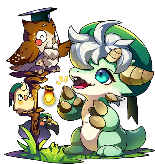 里布洛龍 立繪 · 基本 幼龍