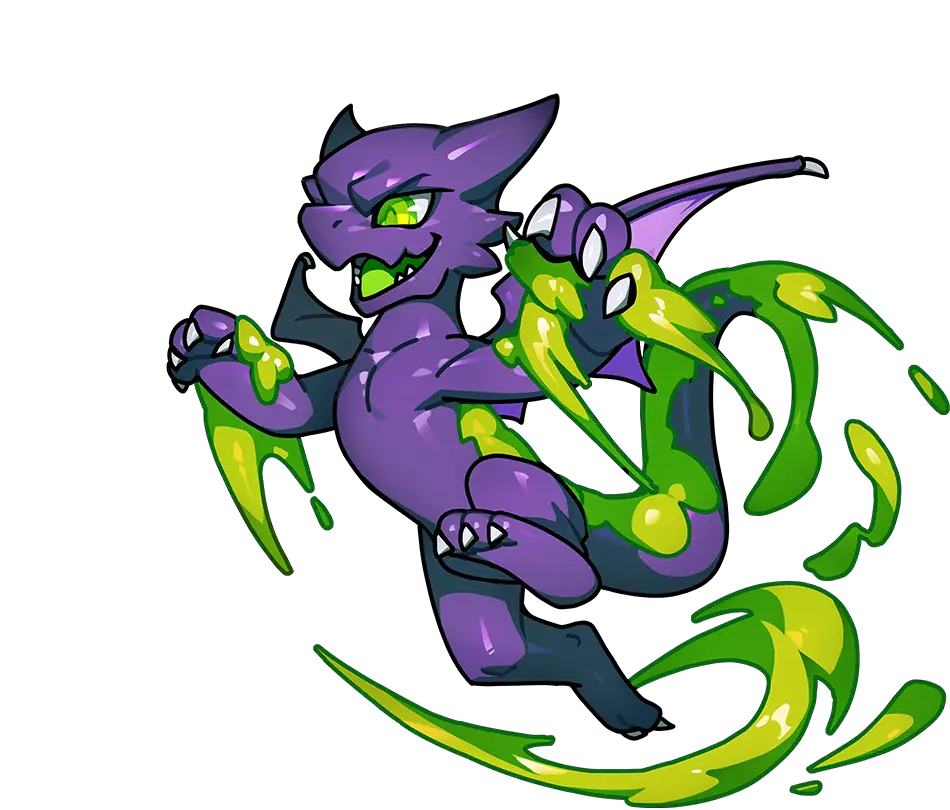 泥龍 立繪 · 色度 幼龍