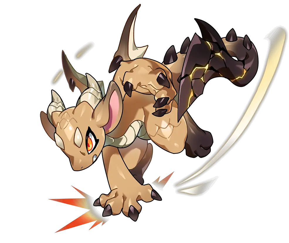 尖尾龍 立繪 · 基本 幼龍