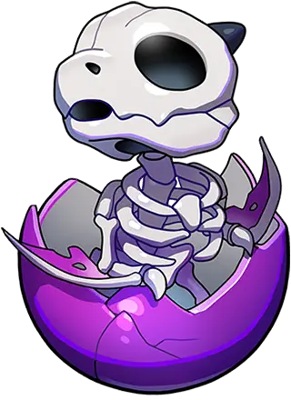 Skeleton Dragon Illustration · Base Hatch
