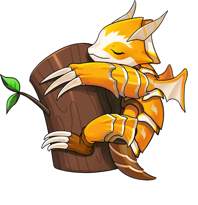 樹懶龍 立繪 · 基本 幼龍