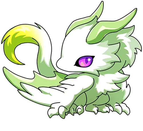 White Thunder Dragon Illustration · Chroma Hatch
