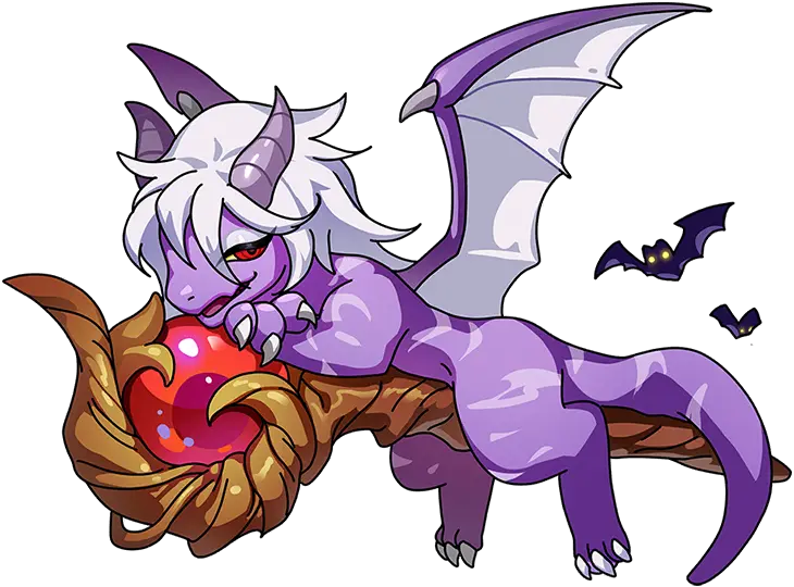 Witch Dragon Illustration · Base Hatchling