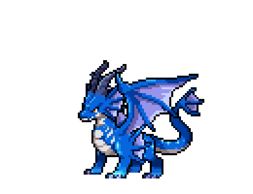 Aqua Dragon Pixel · Base Adult