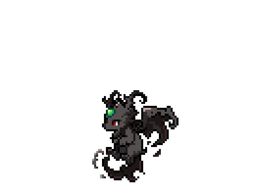Black Dragon Pixel · Base Hatchling