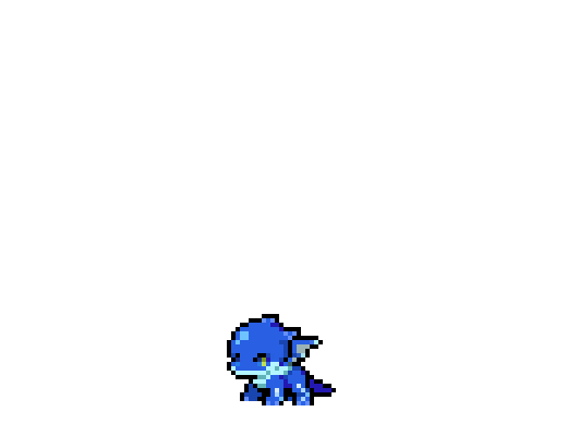 藍閃電龍 像素 · 基本 孵化