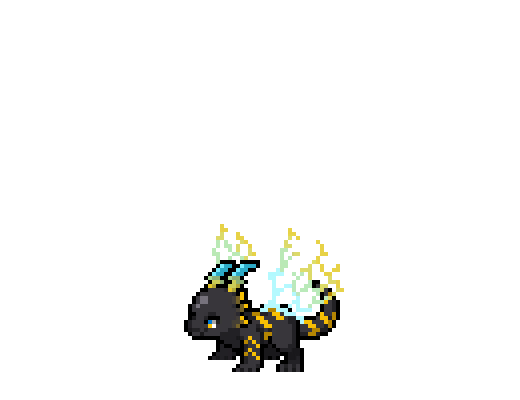 藍雷龍 像素 · 基本 幼龍
