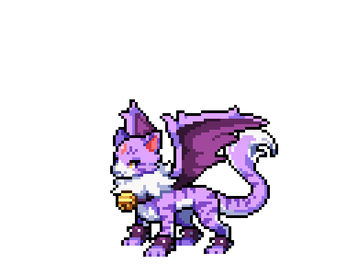 Cat Dragon Pixel · Base Adult