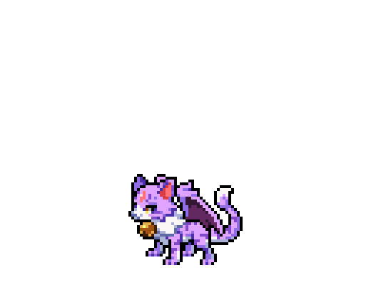 Cat Dragon Pixel · Base Hatchling