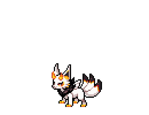 火尾龍 像素 · 基本 幼龍