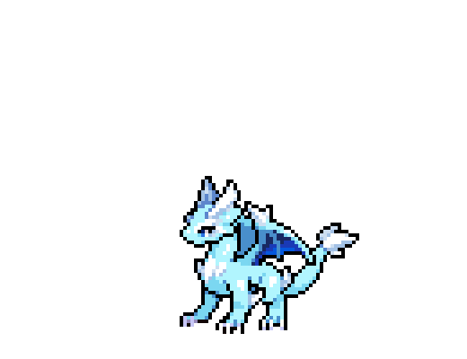 Frost Dragon Pixel · Base Hatchling