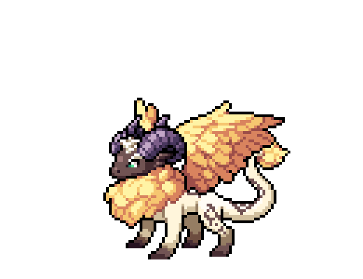 Lamb Dragon Pixel · Base Adult