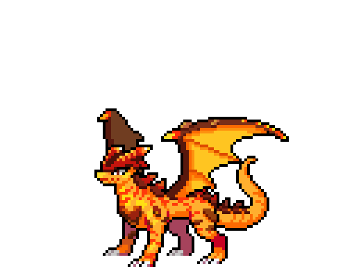 Lava Dragon Pixel · Base Adult