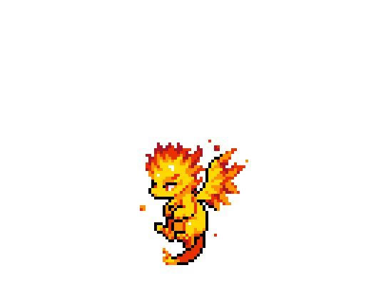 鳳凰龍 像素 · 基本 幼龍