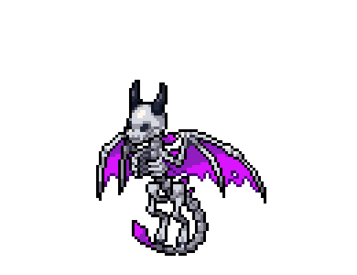 Skeleton Dragon Pixel · Base Adult