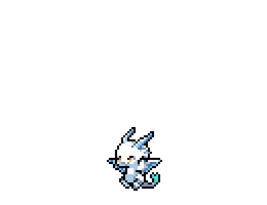 White Thunder Dragon Pixel · Base Hatch