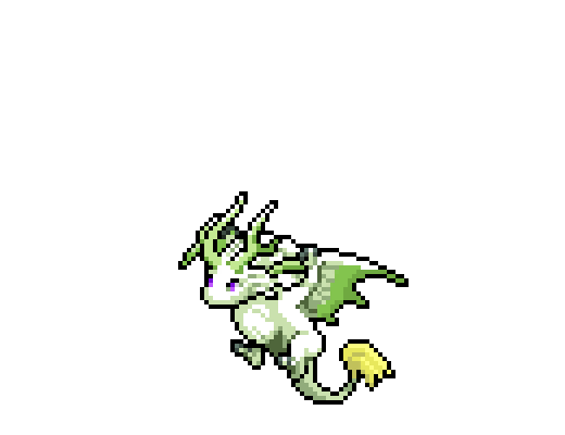 White Thunder Dragon Pixel · Chroma Hatchling