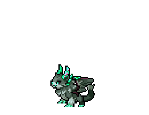幻魘龍 像素 · 色度 幼龍